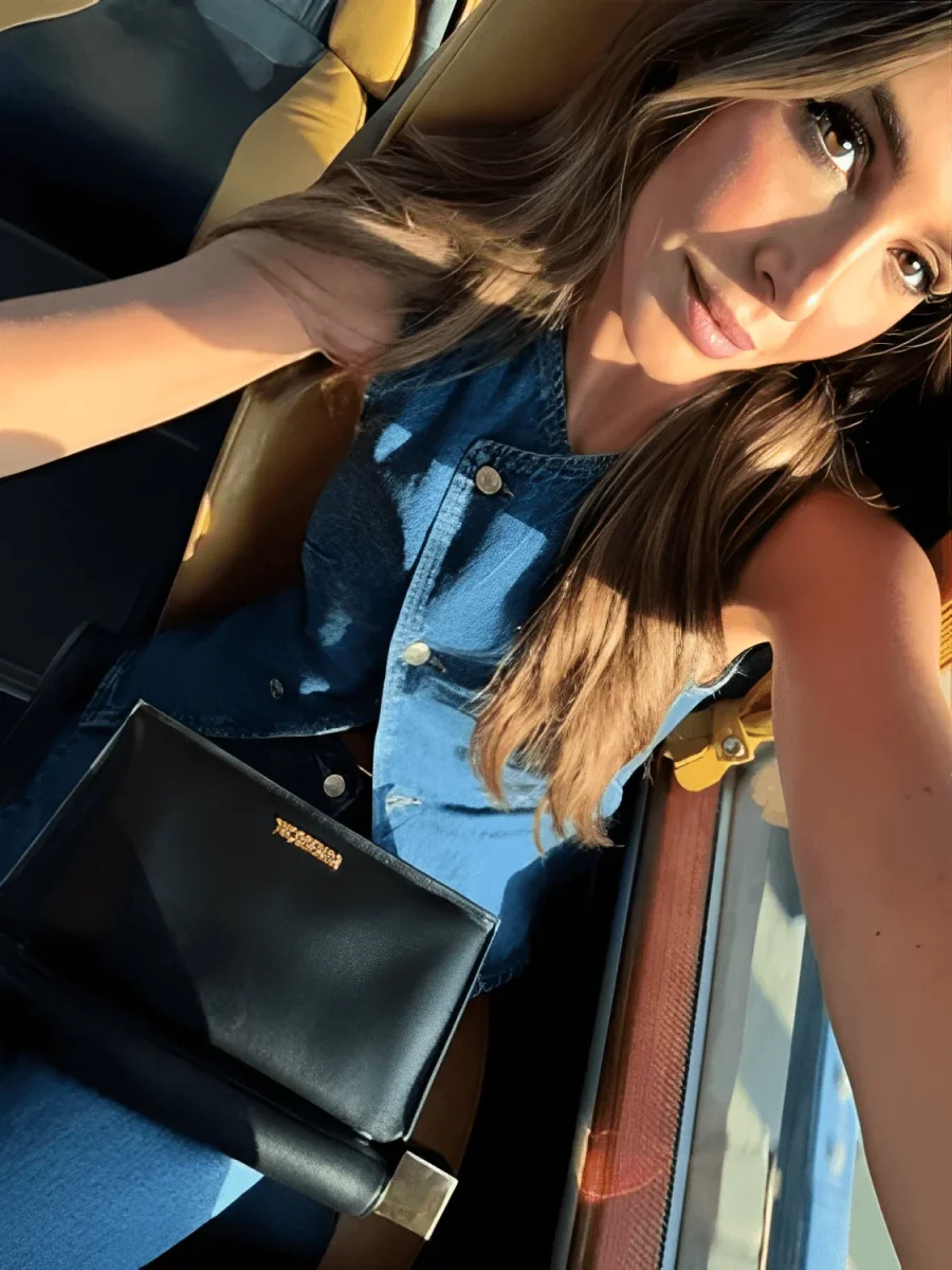 Colete Jeans Ajustado com Fechamento Assimétrico em Botões – Rose - Image 6
