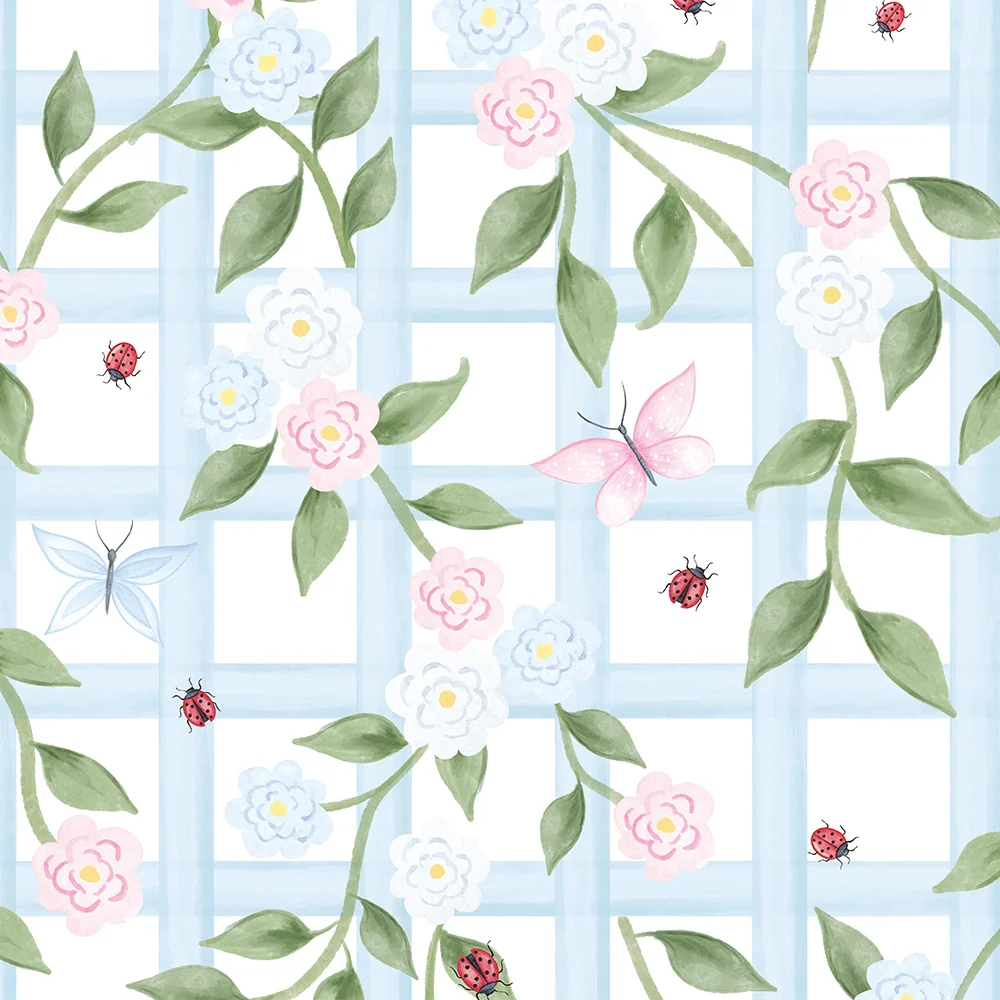 Papel De Parede Treliça - Coleção Lolitta ( Faixa 2.80 H ) - Image 2