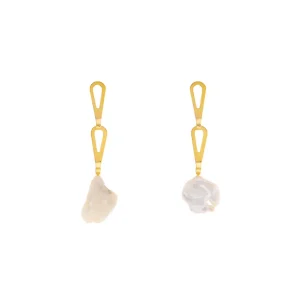 Upcycling chain earrings