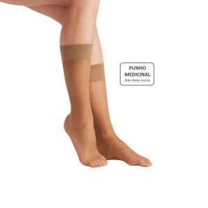 MINI MEIA LYCRA 15 DEN PUNHO MEDICINAL