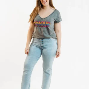 AMOUR | T shirt com missangas